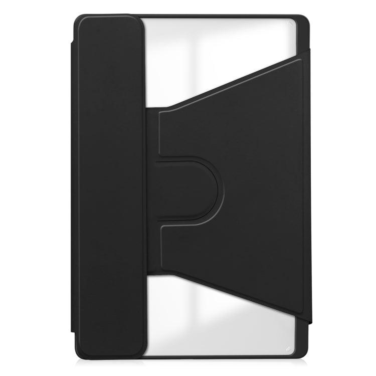 For Lenovo Tab M11/Xiaoxin Pad 11 2024 360 Rotation Transparent Smart Leather Case with Keyboard