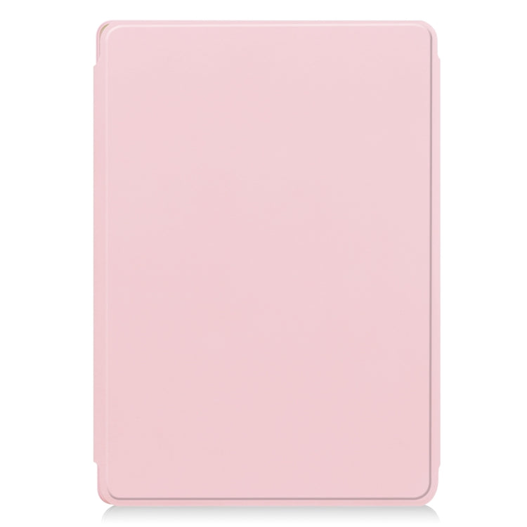 For Lenovo Tab M11/Xiaoxin Pad 11 2024 360 Rotation Transparent Smart Leather Case with Keyboard
