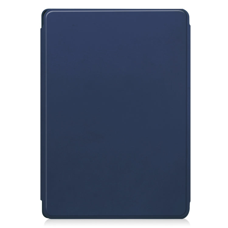 For Lenovo Tab M11/Xiaoxin Pad 11 2024 360 Rotation Transparent Smart Leather Case with Keyboard