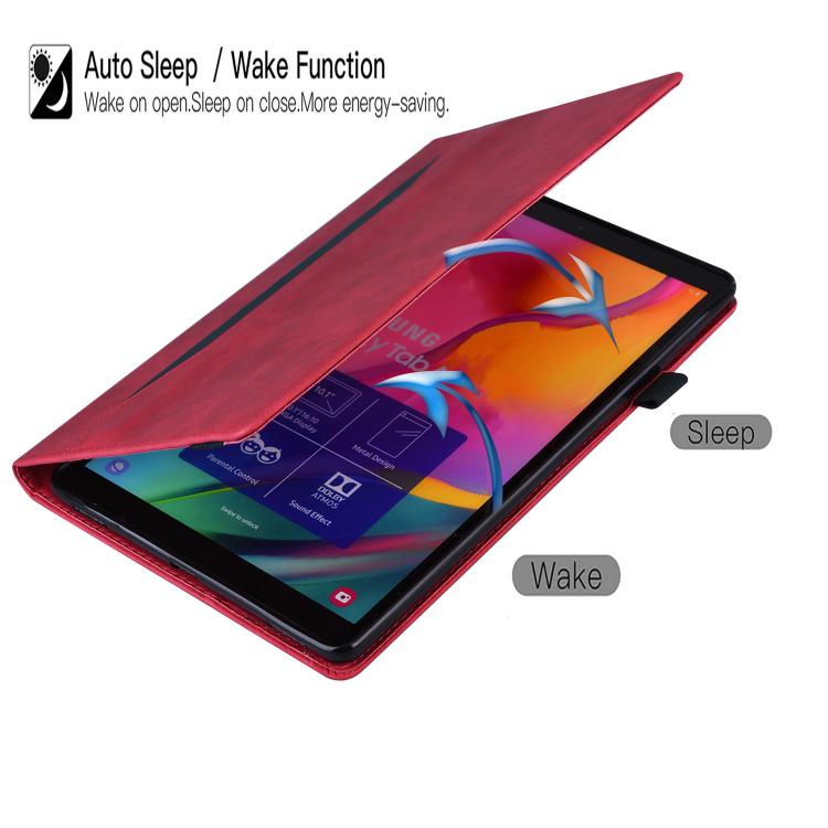 For Samsung Galaxy Tab S11 Splicing Shockproof Smart Leather Tablet Case