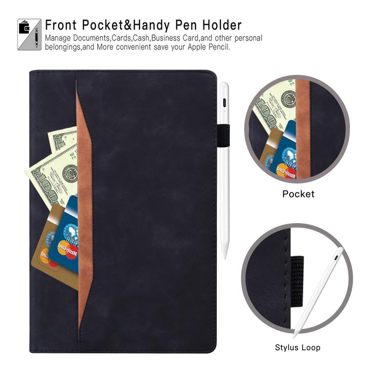 For Samsung Galaxy Tab S11 Splicing Shockproof Smart Leather Tablet Case