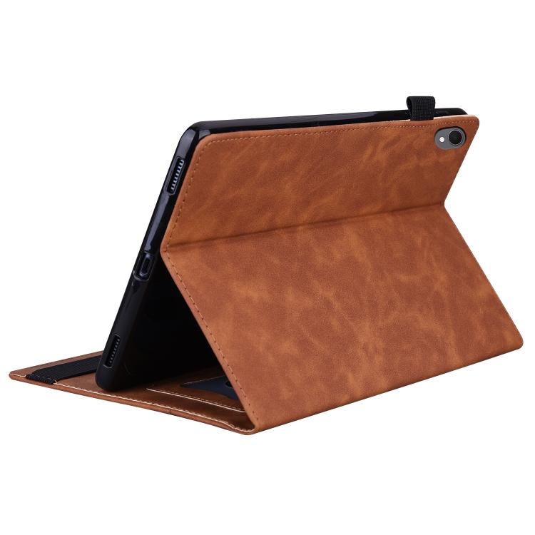 For Samsung Galaxy Tab S11 Splicing Shockproof Smart Leather Tablet Case