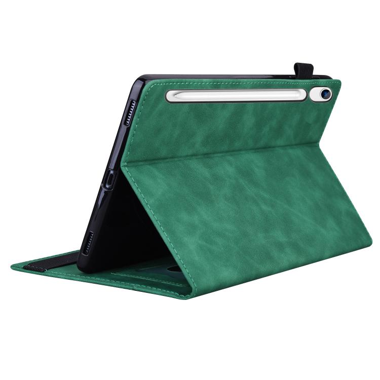 For Samsung Galaxy Tab S10 Lite Splicing Shockproof Smart Leather Tablet Case