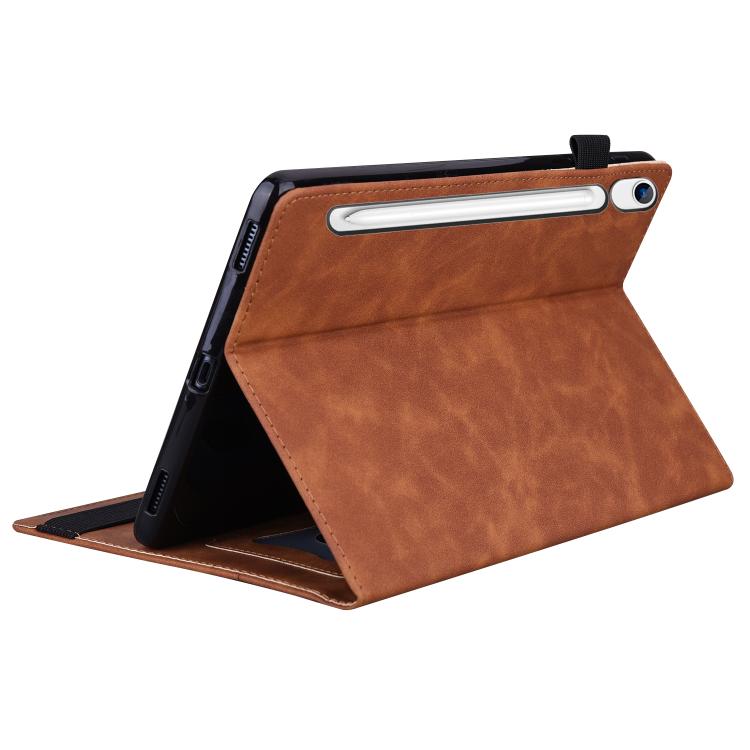 For Samsung Galaxy Tab S10 Lite Splicing Shockproof Smart Leather Tablet Case