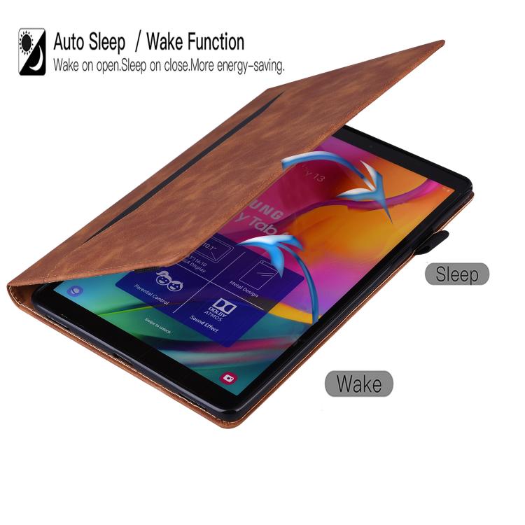 For Samsung Galaxy Tab S10 Lite Splicing Shockproof Smart Leather Tablet Case