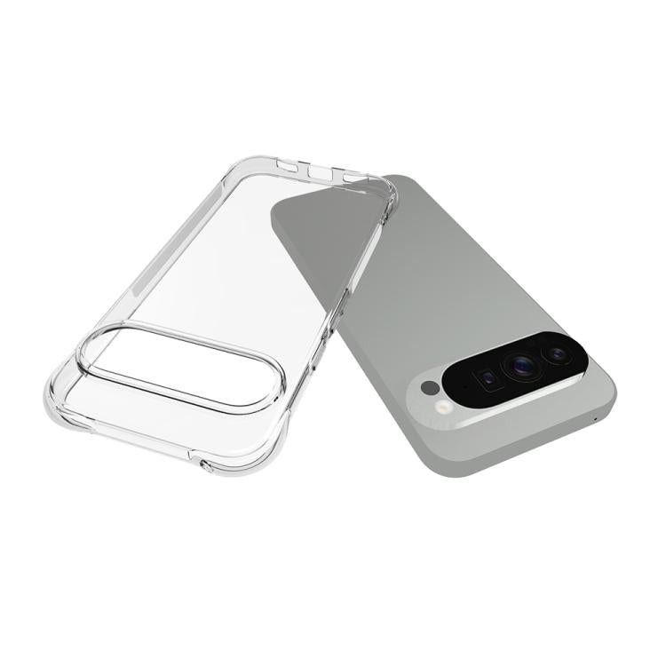 For Google Pixel 10 Pro XL Shockproof Non-slip Thickening TPU Phone Case - Transparent
