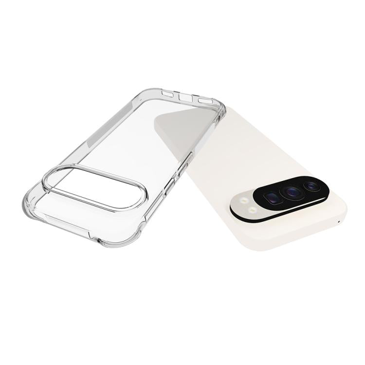 For Google Pixel 10 / 10 Pro Shockproof Non-slip Thickening TPU Phone Case - Transparent