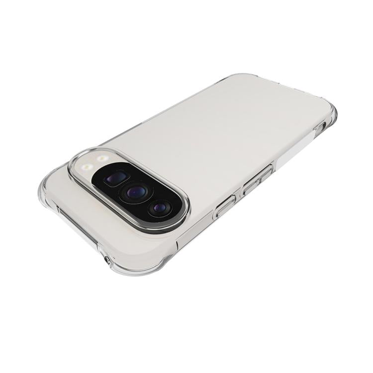 For Google Pixel 10 / 10 Pro Shockproof Non-slip Thickening TPU Phone Case - Transparent