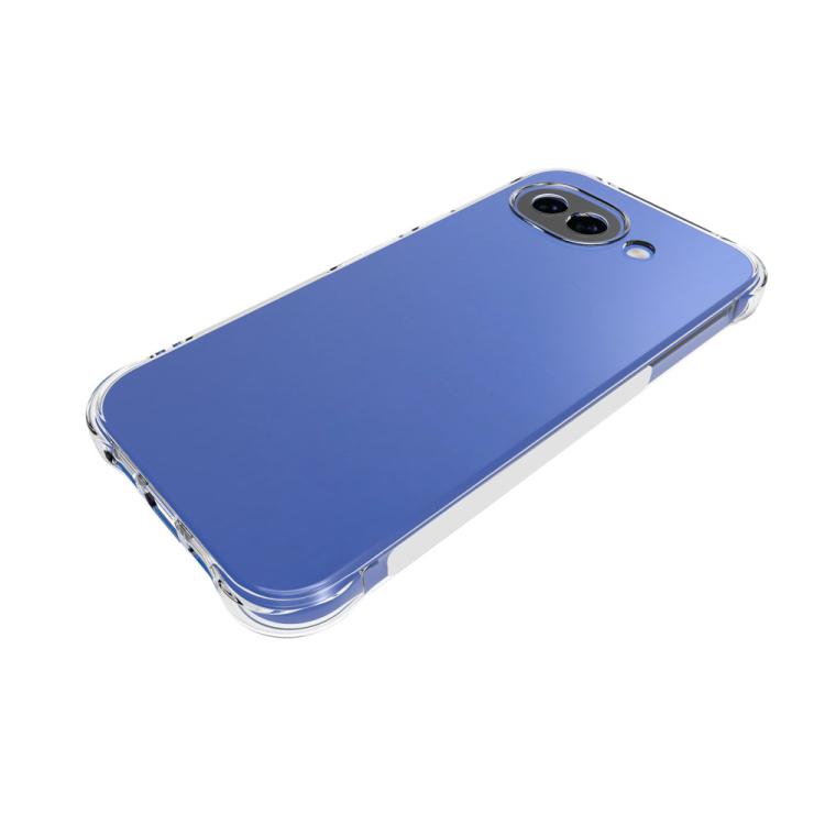 For Google Pixel 10a Shockproof Non-slip Thickening TPU Phone Case - Transparent