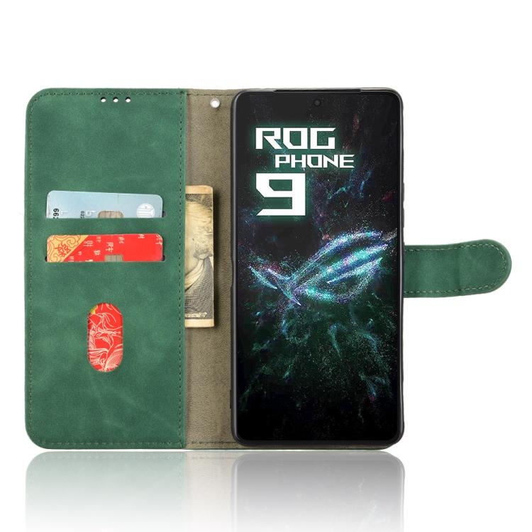 For ASUS ROG Phone 9 Skin Feel Magnetic Flip Leather Phone Case
