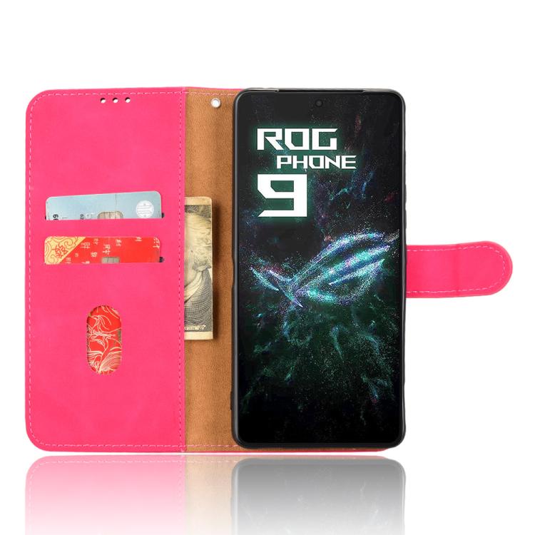 For ASUS ROG Phone 9 Skin Feel Magnetic Flip Leather Phone Case