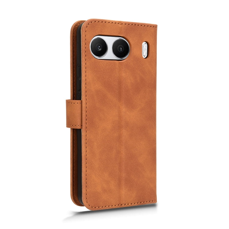 For OnePlus Nord 4 5G Skin Feel Magnetic Flip Leather Phone Case