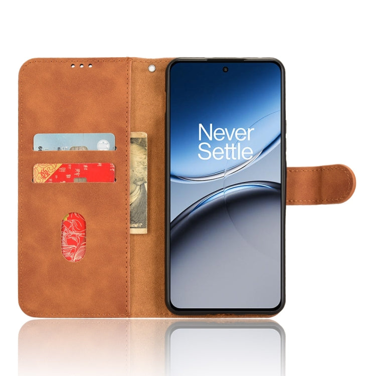 For OnePlus Nord 4 5G Skin Feel Magnetic Flip Leather Phone Case