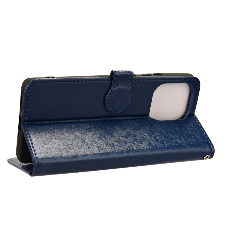 For Motorola Edge 50 Pro Honeycomb Dot Texture Leather Phone Case