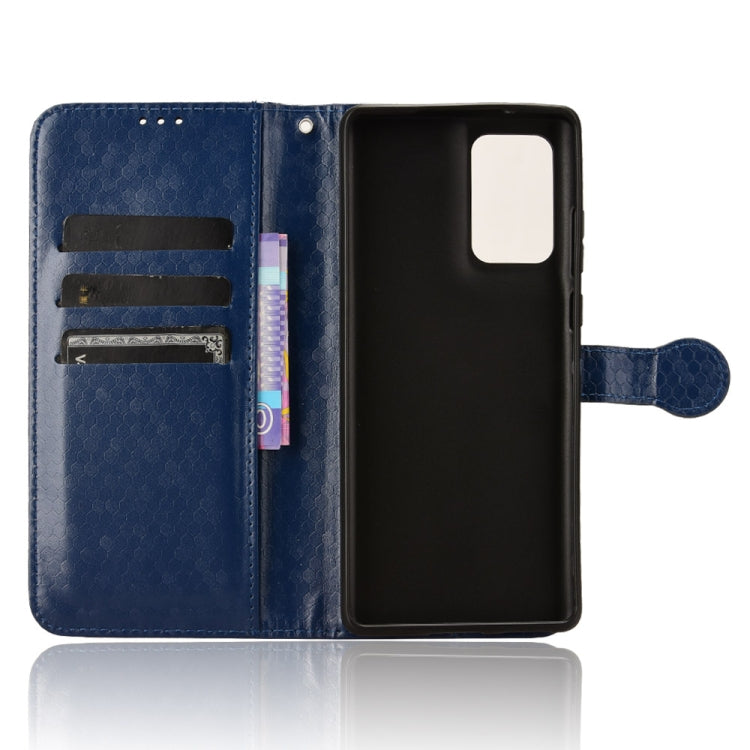 For Motorola Edge 50 Fusion Honeycomb Dot Texture Leather Phone Case