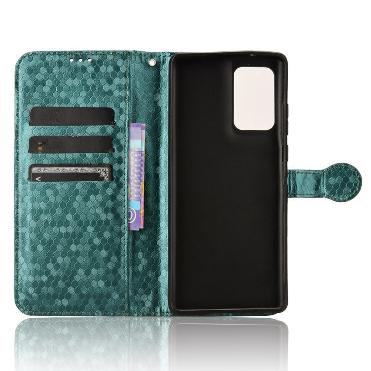 For Motorola Edge 50 Fusion Honeycomb Dot Texture Leather Phone Case