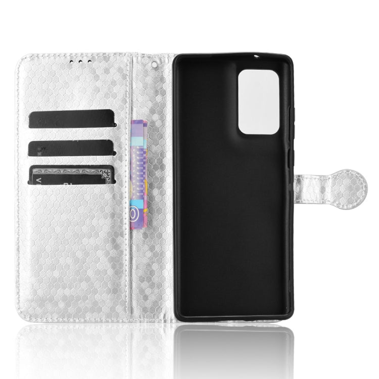 For Motorola Edge 50 Fusion Honeycomb Dot Texture Leather Phone Case