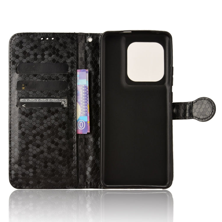 For Motorola Edge 50 Ultra Honeycomb Dot Texture Leather Phone Case