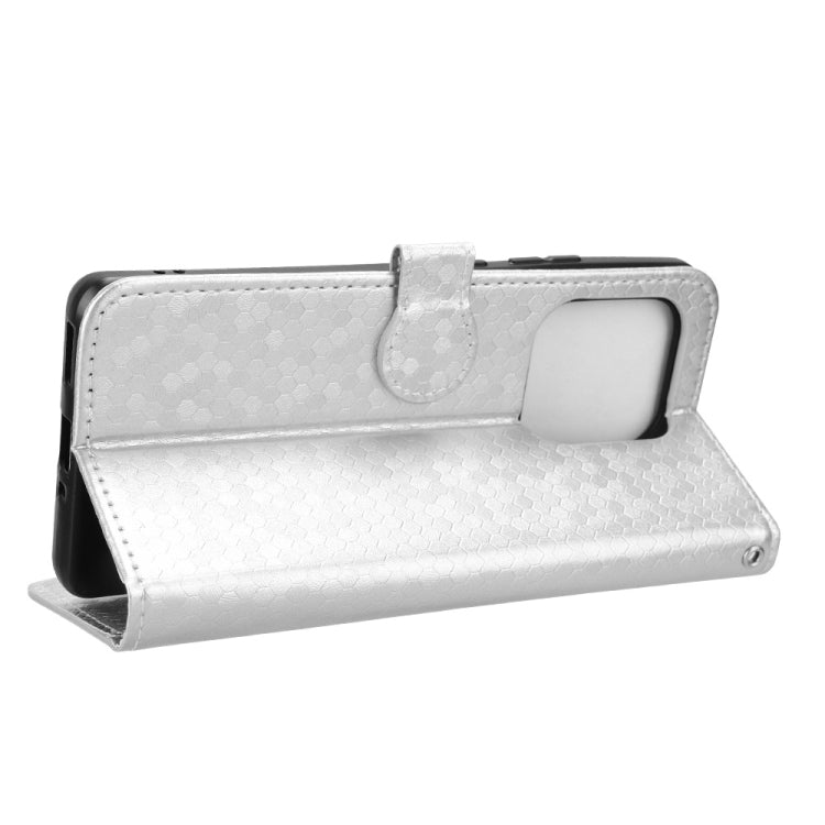 For Motorola Edge 50 Ultra Honeycomb Dot Texture Leather Phone Case