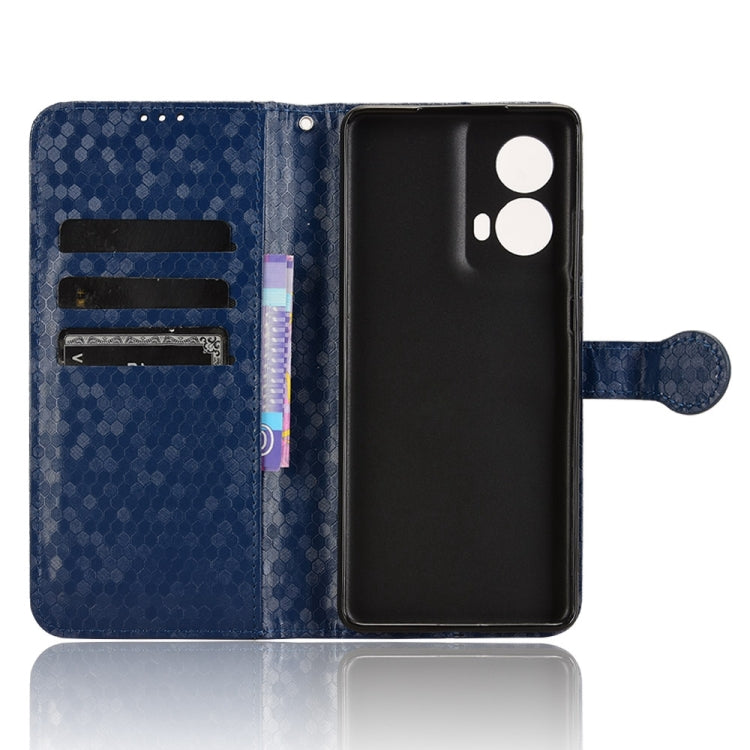 For Motorola Moto G85 5G Honeycomb Dot Texture Leather Phone Case