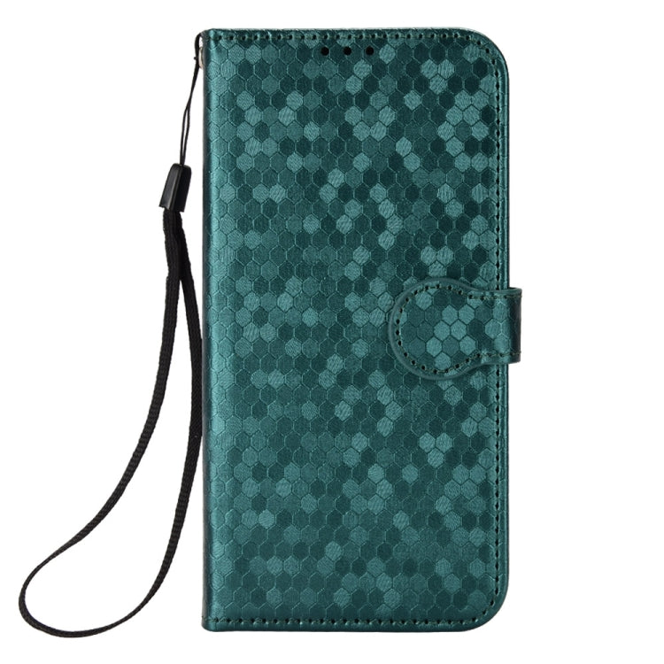 For Motorola Moto G85 5G Honeycomb Dot Texture Leather Phone Case