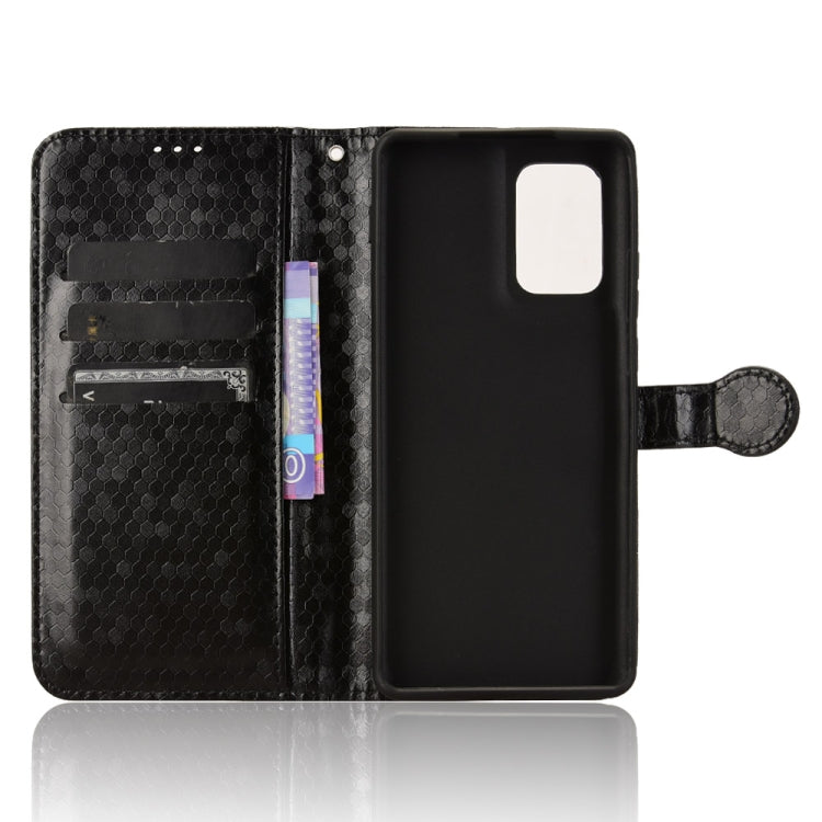 For Motorola Edge 5G 2024 Honeycomb Dot Texture Leather Phone Case