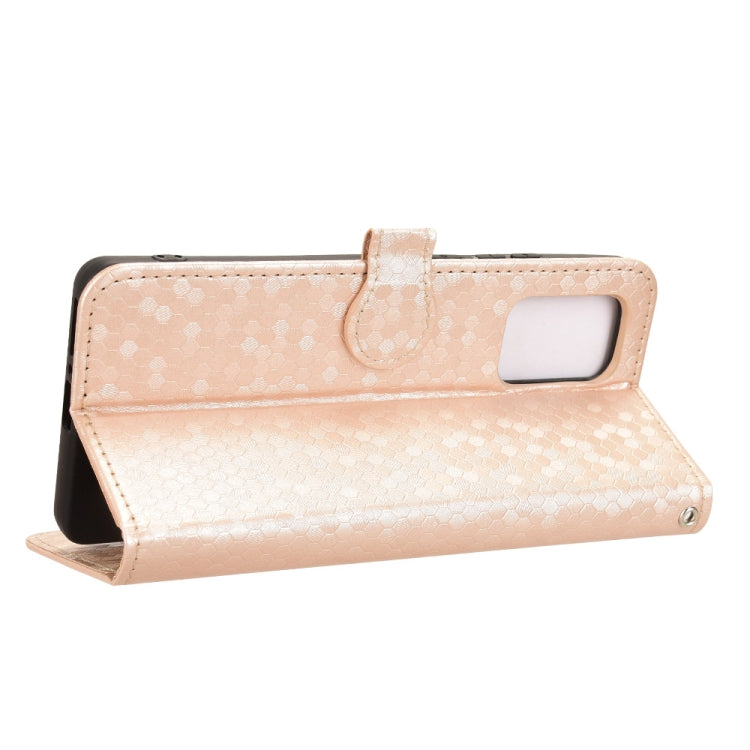 For Motorola Edge 5G 2024 Honeycomb Dot Texture Leather Phone Case