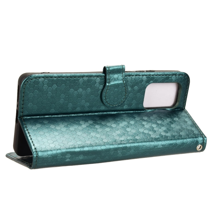 For Motorola Edge 5G 2024 Honeycomb Dot Texture Leather Phone Case