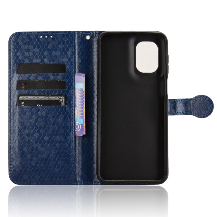 For Motorola Moto G55 5G Honeycomb Dot Texture Leather Phone Case