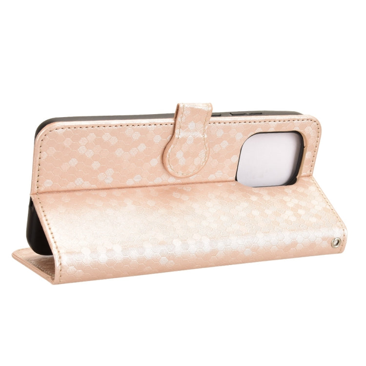 For Motorola Edge 50 Neo / S50 5G Honeycomb Dot Texture Leather Phone Case