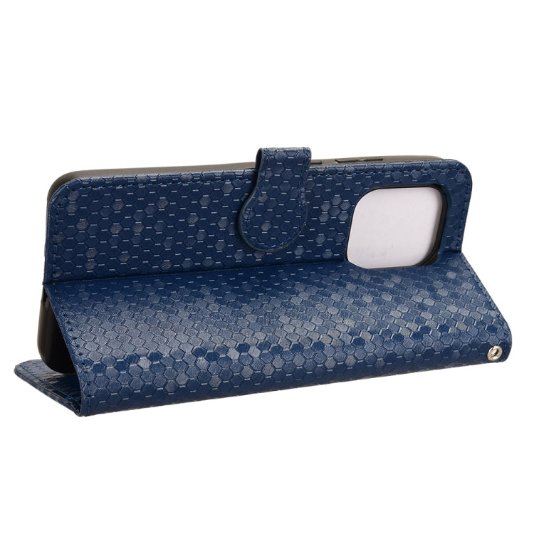 For Motorola Edge 50 Neo / S50 5G Honeycomb Dot Texture Leather Phone Case