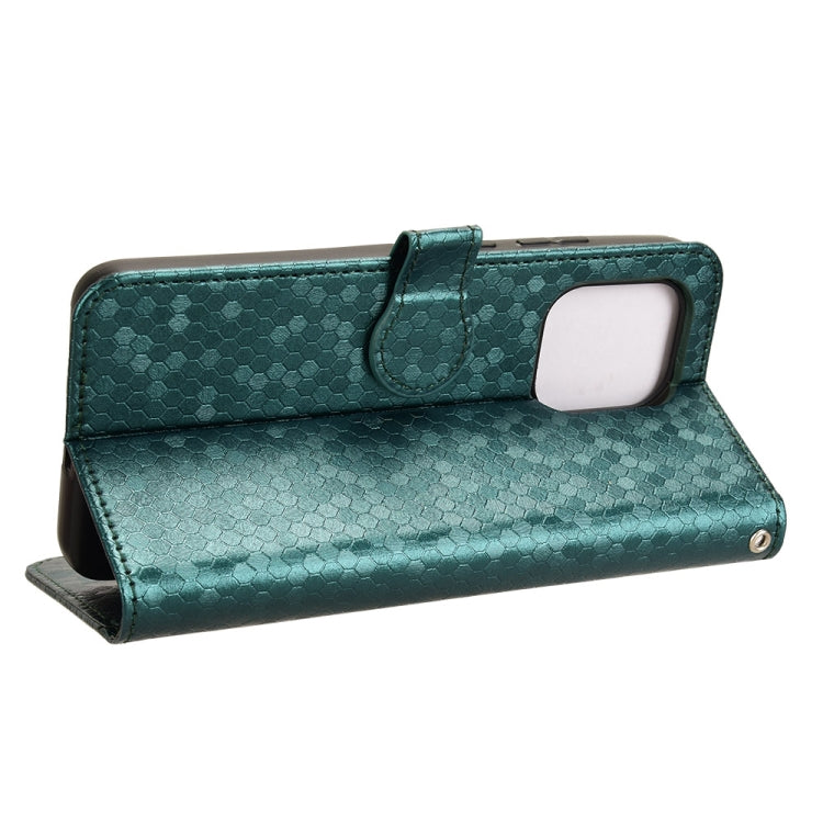 For Motorola Edge 50 Neo / S50 5G Honeycomb Dot Texture Leather Phone Case