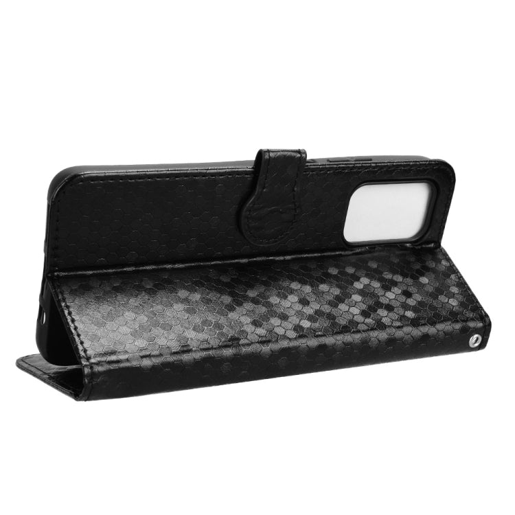 For Motorola Moto G35 5G Honeycomb Dot Texture Leather Phone Case