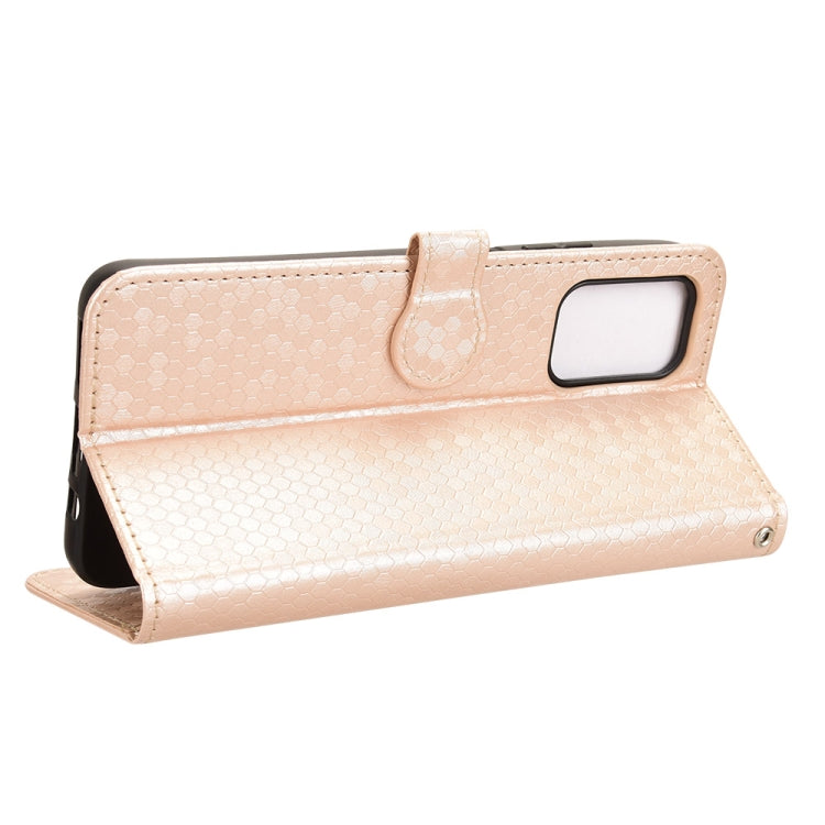 For Motorola Moto G35 5G Honeycomb Dot Texture Leather Phone Case