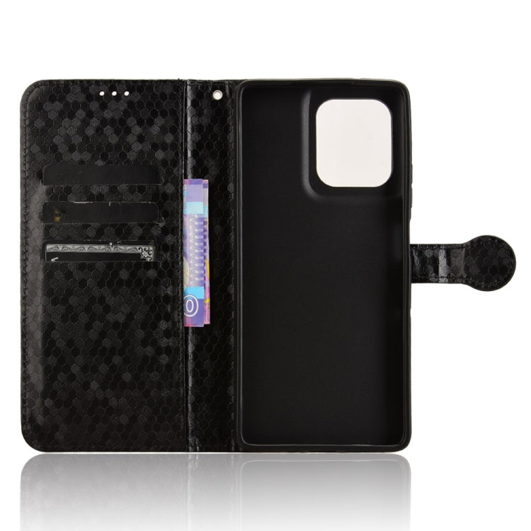 For Motorola Moto G75 5G Honeycomb Dot Texture Leather Phone Case