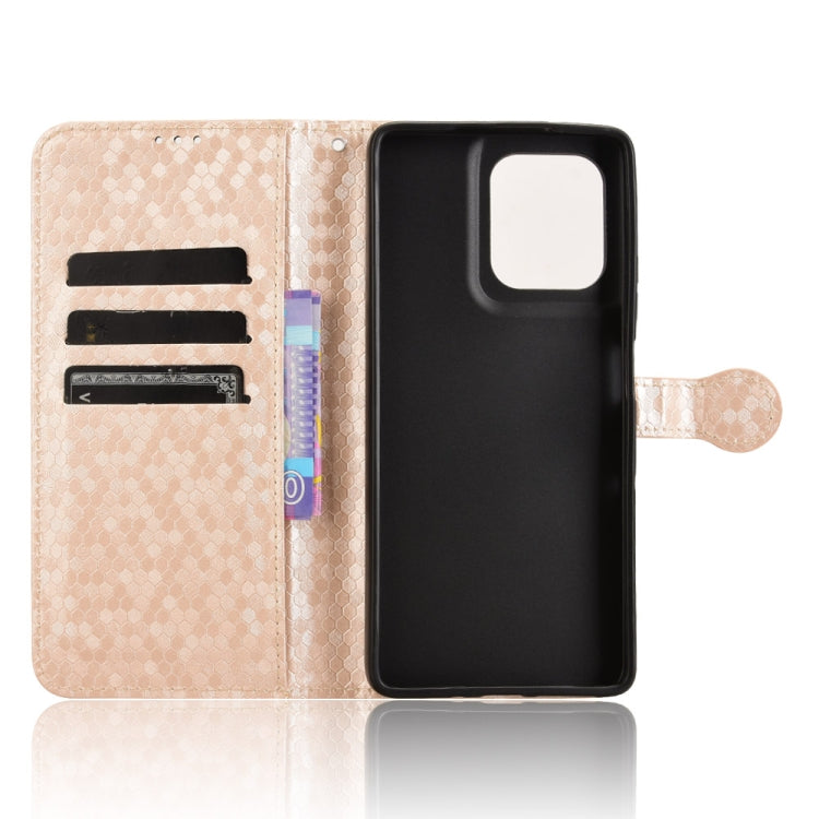 For Motorola Moto G75 5G Honeycomb Dot Texture Leather Phone Case