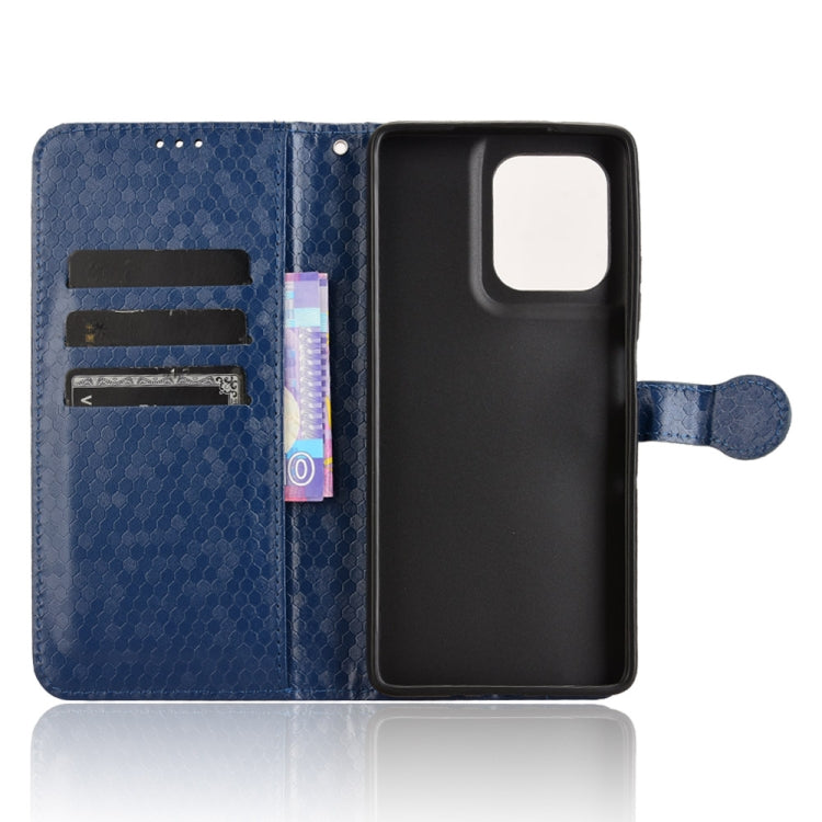 For Motorola Moto G75 5G Honeycomb Dot Texture Leather Phone Case