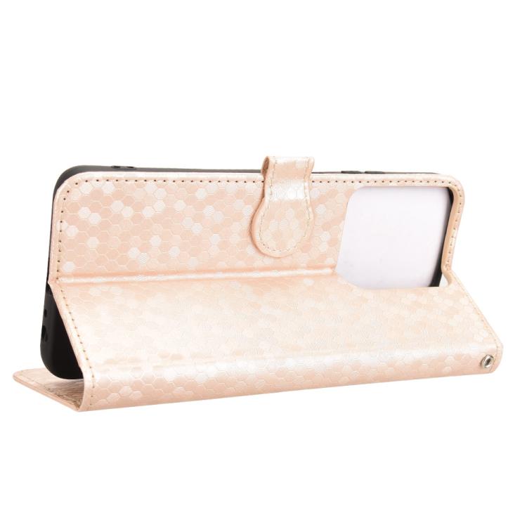 For Moto G Play / G Power 2025 Honeycomb Dot Texture Leather Phone Case