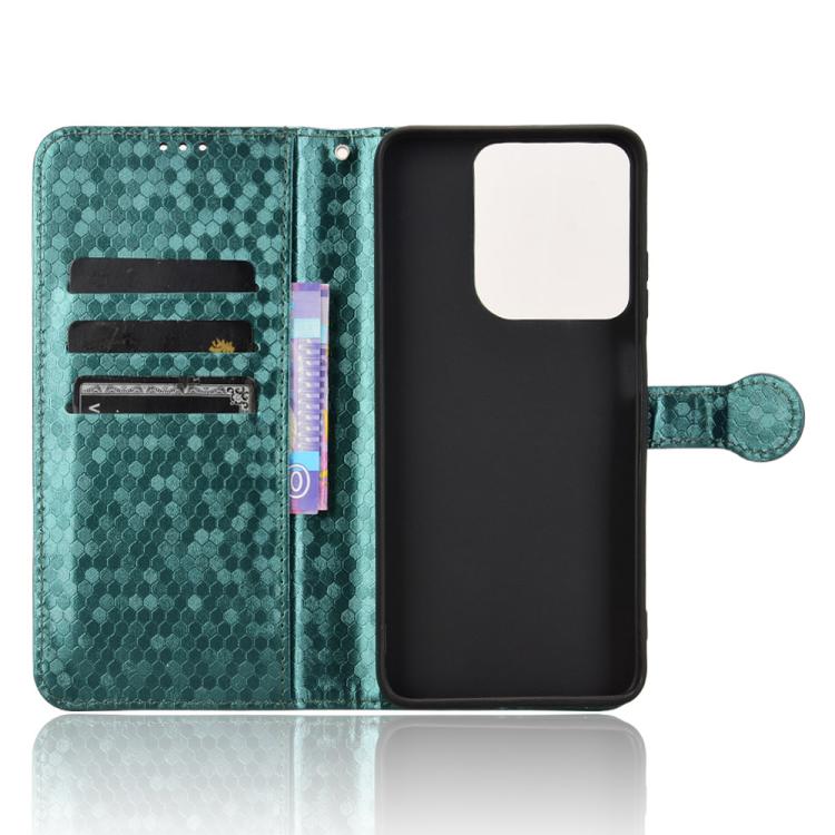 For Moto G Play / G Power 2025 Honeycomb Dot Texture Leather Phone Case