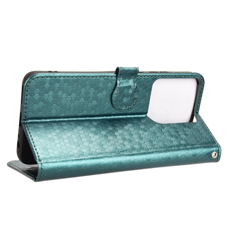 For Moto G Play / G Power 2025 Honeycomb Dot Texture Leather Phone Case