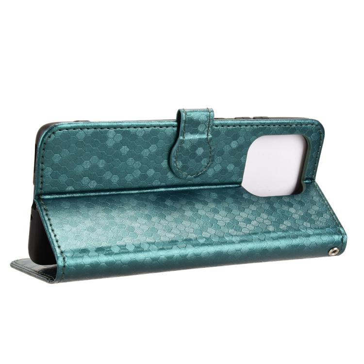 For Motorola Edge 5G 2025 Honeycomb Dot Texture Leather Phone Case