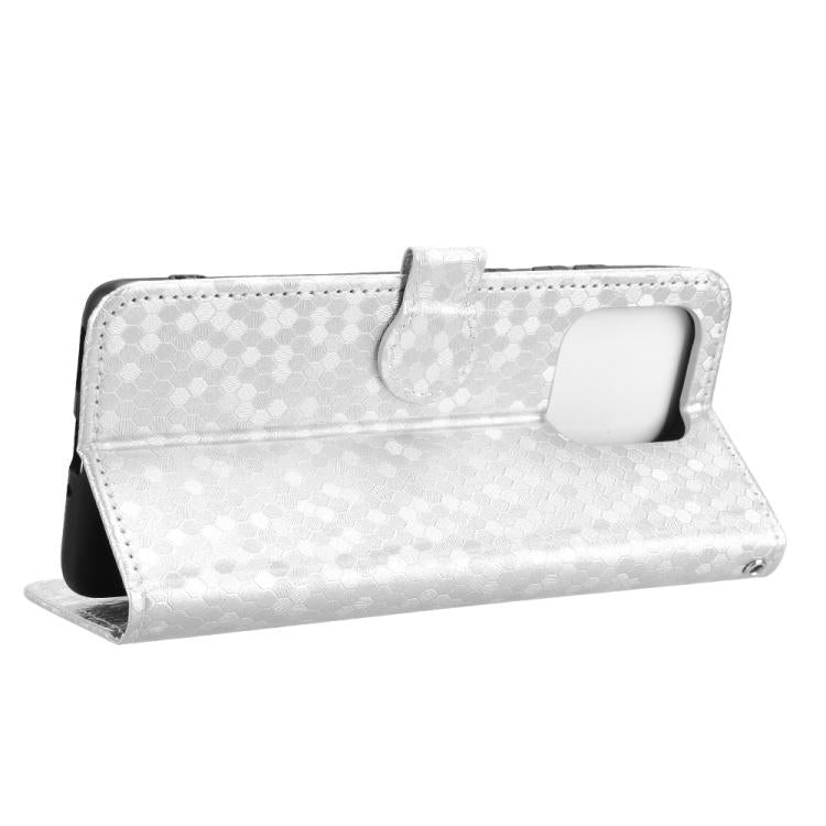 For Motorola Edge 5G 2025 Honeycomb Dot Texture Leather Phone Case