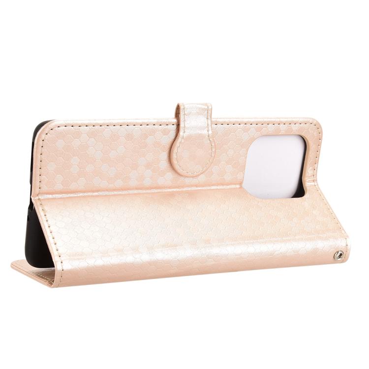For Motorola Edge 60 Fusion Honeycomb Dot Texture Leather Phone Case