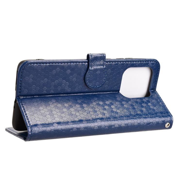 For Motorola Edge 60 Fusion Honeycomb Dot Texture Leather Phone Case