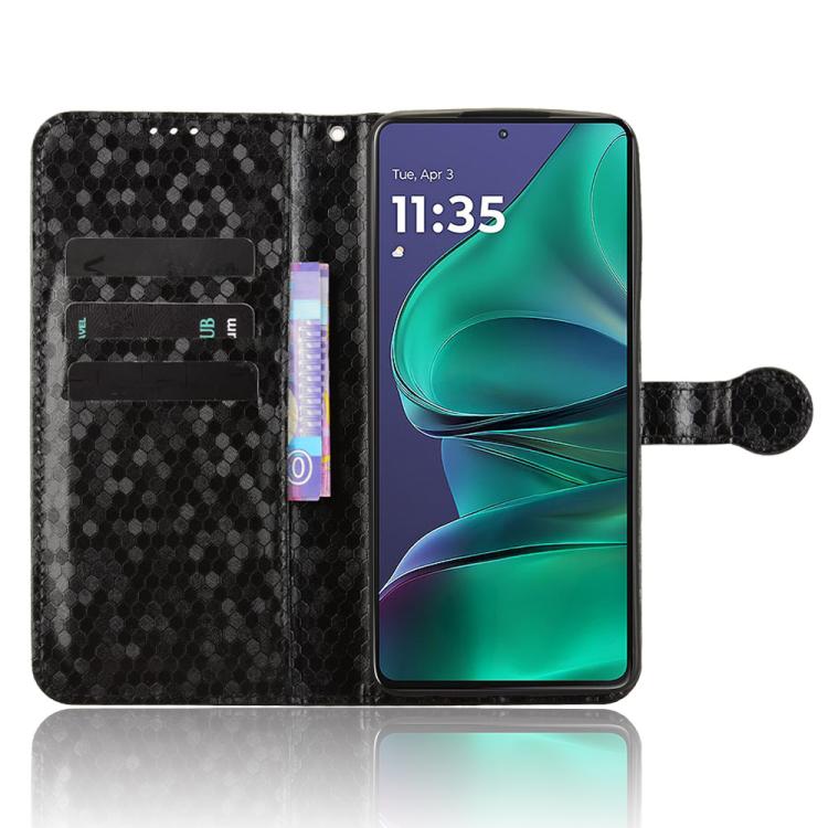 For Motorola Moto G Stylus 5G 2025 Honeycomb Dot Texture Leather Phone Case