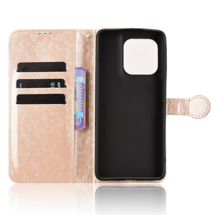 For Motorola Moto G Stylus 5G 2025 Honeycomb Dot Texture Leather Phone Case