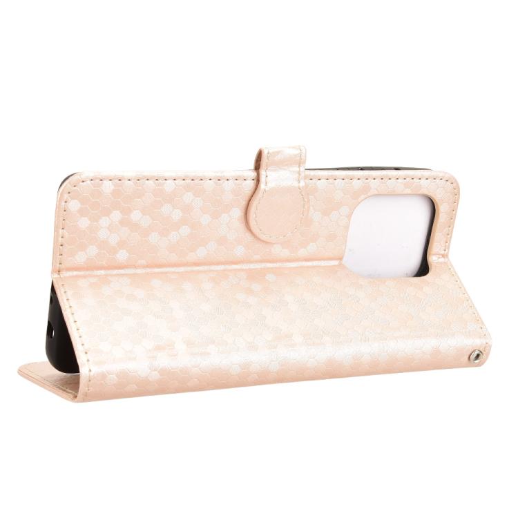 For Motorola Moto G Stylus 5G 2025 Honeycomb Dot Texture Leather Phone Case