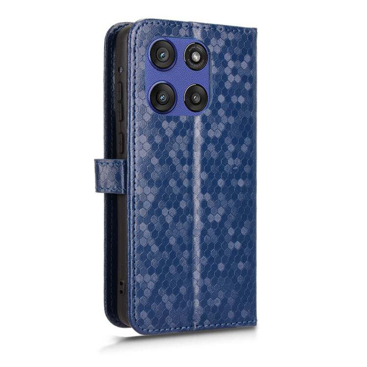 For Motorola Moto G Stylus 5G 2025 Honeycomb Dot Texture Leather Phone Case