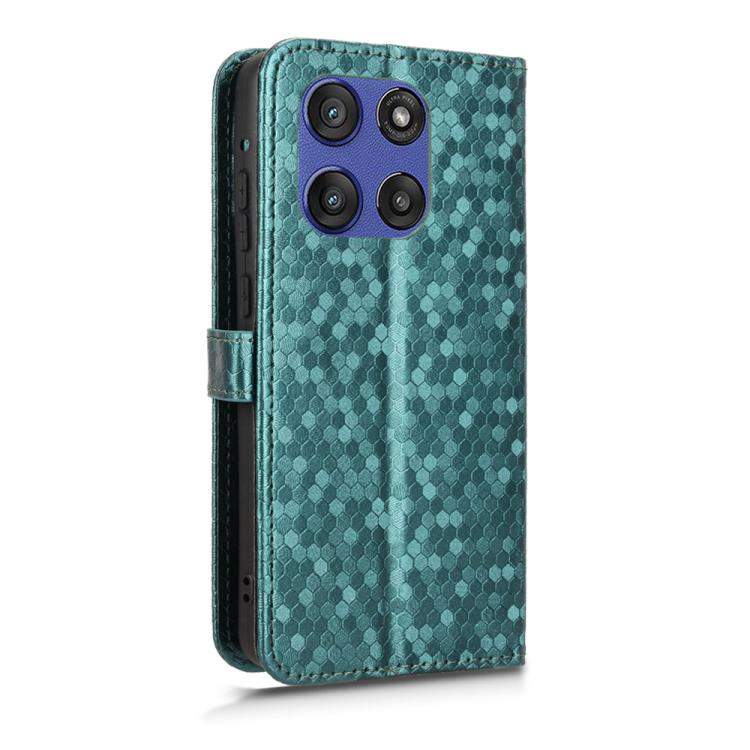 For Motorola Moto G Stylus 5G 2025 Honeycomb Dot Texture Leather Phone Case