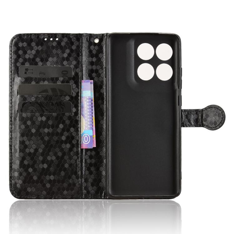 For Motorola Edge 60 Pro Honeycomb Dot Texture Leather Phone Case